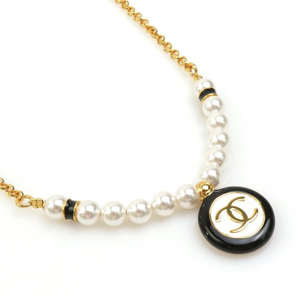 CHANEL Black Pearl Necklace - Picture 1 of 5